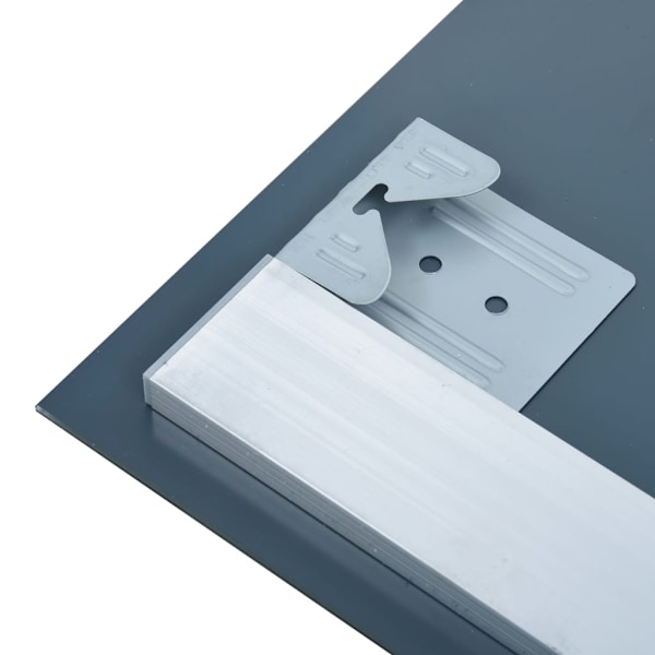 vidaXL Badrumsspegel LED med touch-sensor 100x60 cm Silver