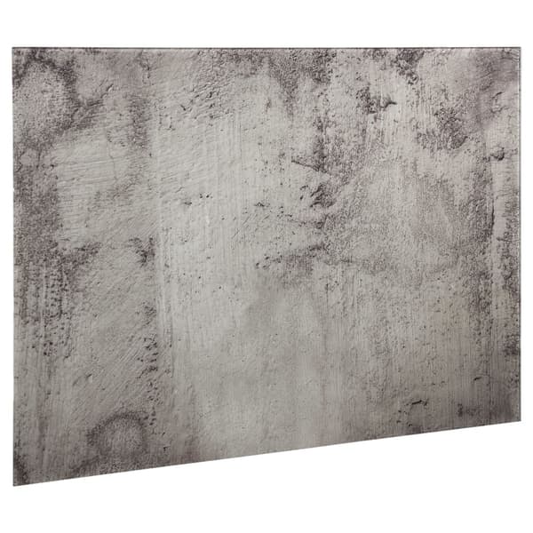 vidaXL Magnetisk glastavla väggmonterad 60x40 cm grå