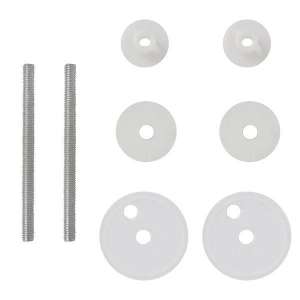 vidaXL Toalettsitsar med lock 2 st MDF vit Vit