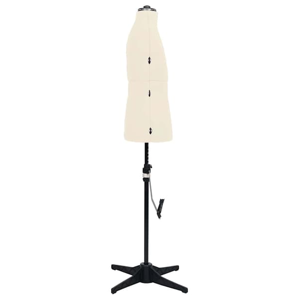 vidaXL Justerbar provdocka herr gräddvit stl 37-45 Creme