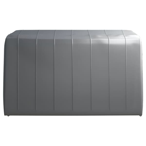vidaXL Förvaringstält 370x370 cm stål grå grå