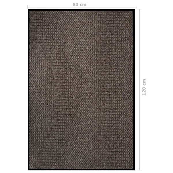 vidaXL Dörrmatta beige 80x120 cm Beige