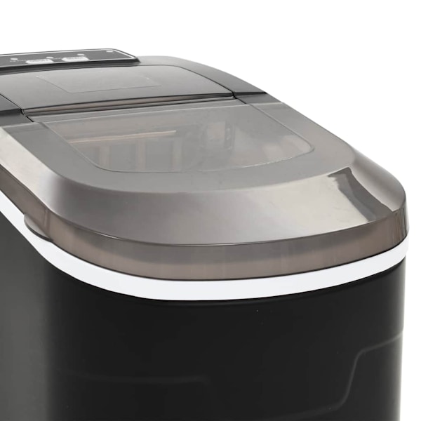 vidaXL Ismaskin 2,4 L 15 kg / 24 tim svart Svart