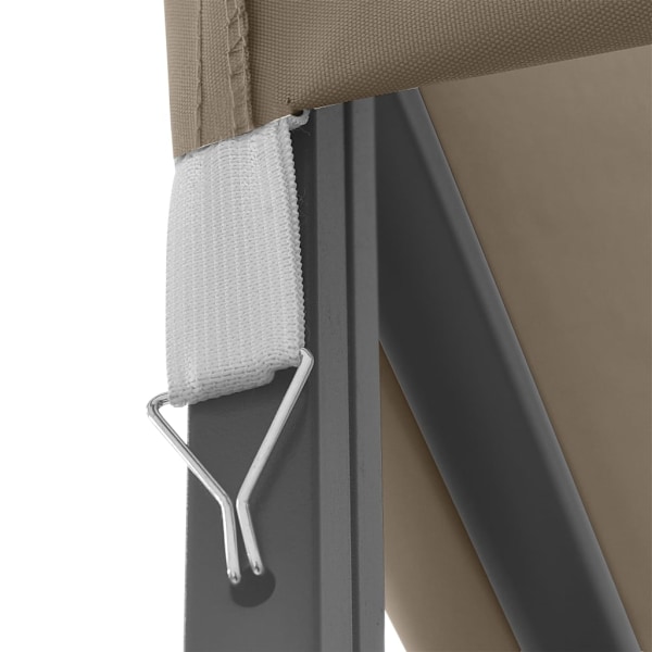 vidaXL Paviljong 4x3 m taupe Taupe