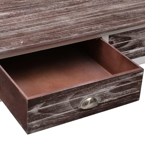 vidaXL Soffbord brun 100x50x45 cm trä Brun