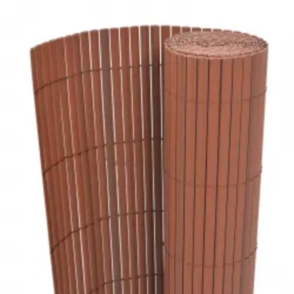 vidaXL Insynsskydd 110x400 cm brun Brun