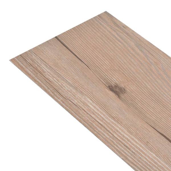 vidaXL Självhäftande PVC-golvbrädor 2,51 m² 2 mm brun ek Brun