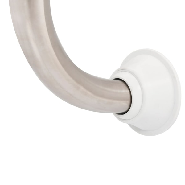 vidaXL Poolstege 3 steg rostfritt stål 304 120 cm Silver