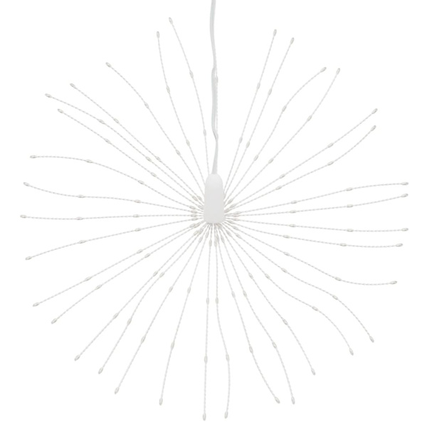 vidaXL Julbelysning 2 st 140 LED kallvit 17 cm Cold white