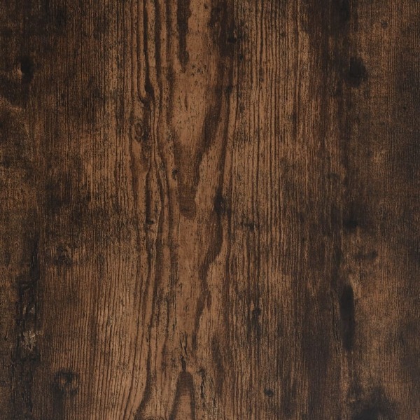 vidaXL Soffbord rökfärgad ek 60x60x42 cm konstruerat trä Brun