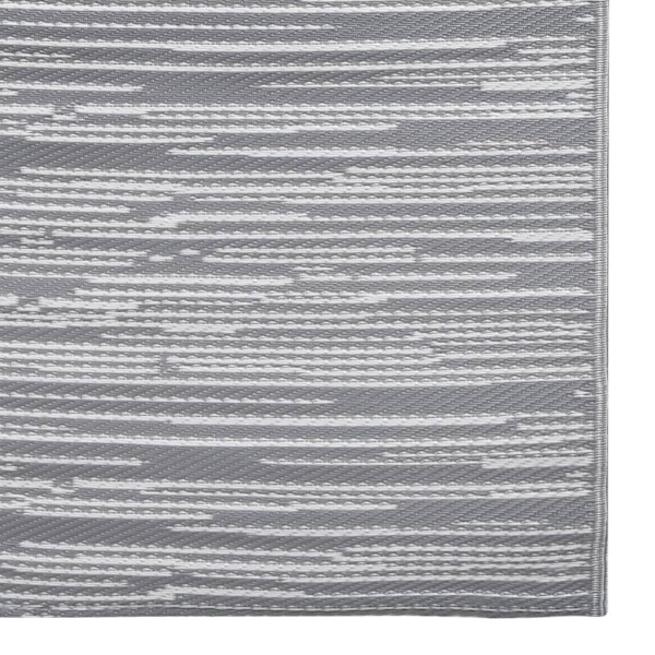 vidaXL Utomhusmatta ARAKIL grå 80x150 cm PP grå