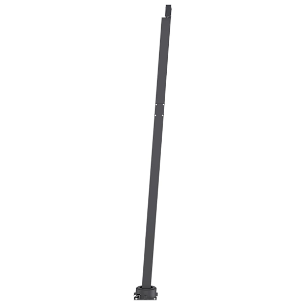 vidaXL Automatisk markis med vindsensor & LED 450x300 cm gul/vit Gul