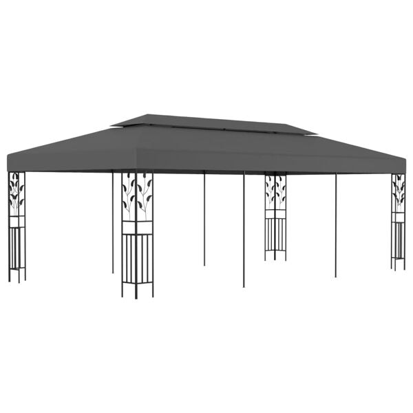 vidaXL Paviljong 3x6 m antracit Antracit