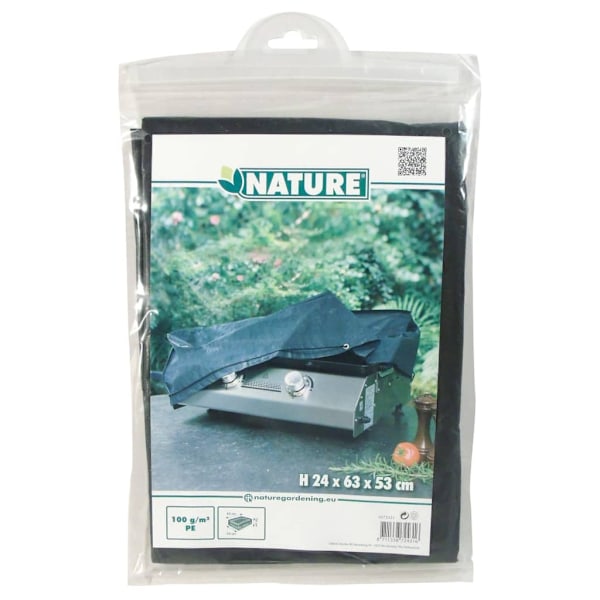 Nature Överdrag för plancha-grill 63x53x24cm grå