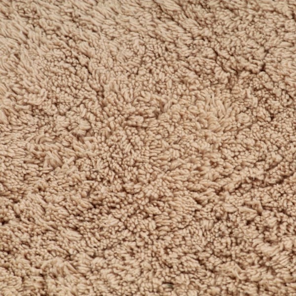 vidaXL Badrumsmattor 3 st tyg beige Beige