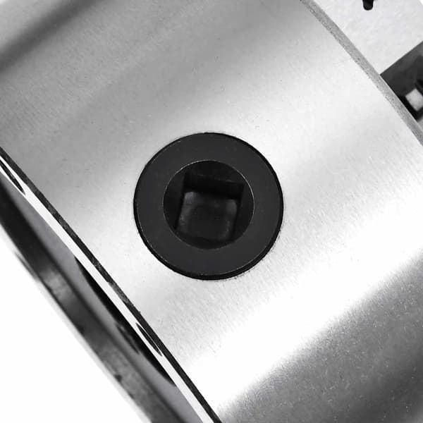 vidaXL 3-backs självjusterande svarvchuck 125 mm stål