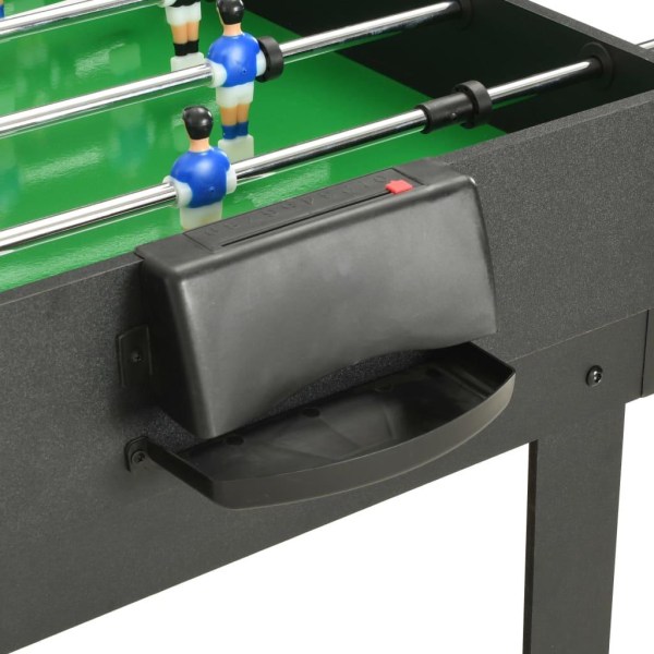 vidaXL Multi-spelbord 15-i-1 121x61x82 cm svart Svart