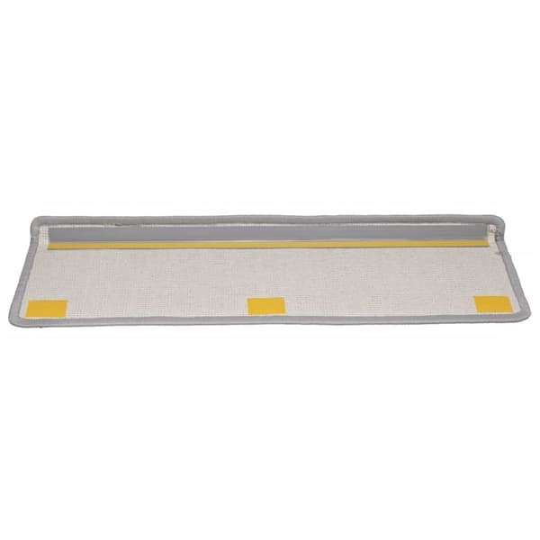 vidaXL Trappstegsmattor 15 st 65x25 cm grå grå