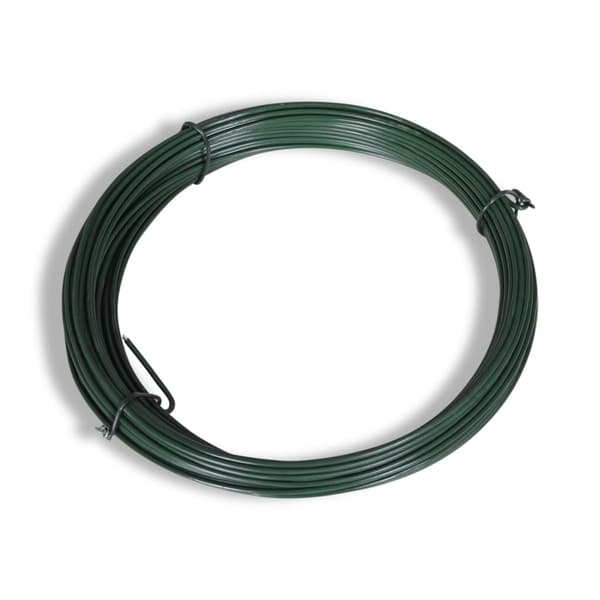 vidaXL Stängsel set 0,8x25 m mossgrön Grön