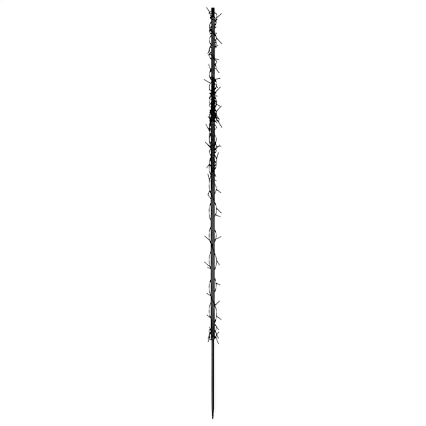 vidaXL Julmeteor med spett 80 LEDs 62 cm Svart