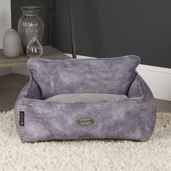 Scruffs & Tramps Hundbädd Kensington strl. M 60x50 cm grå grå
