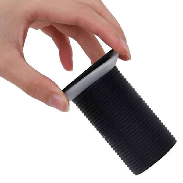 vidaXL Pop-up bottenventil utan bräddavlopp svart 6,4x6,4x9,1 cm Svart