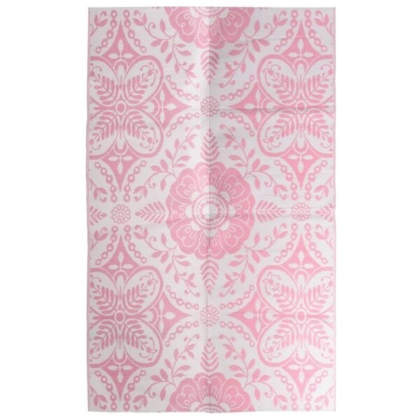 vidaXL Utomhusmatta ARAKIL rosa 160x230 cm PP Rosa