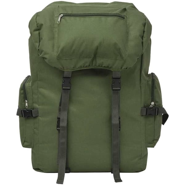 vidaXL Arméryggsäck 65 L grön Grön