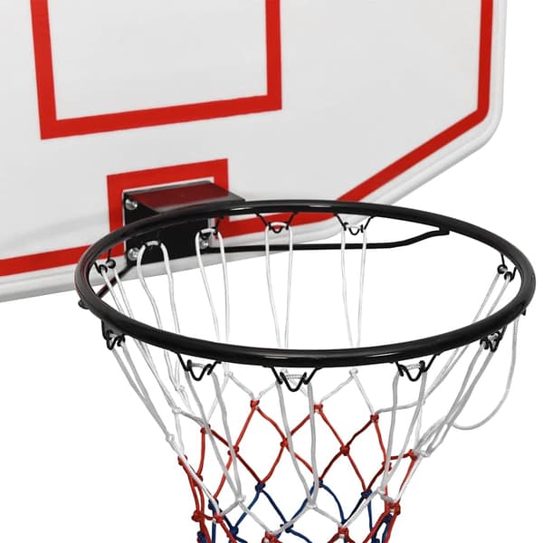 vidaXL Basketplatta vit 71x45x2 cm polyeten Vit