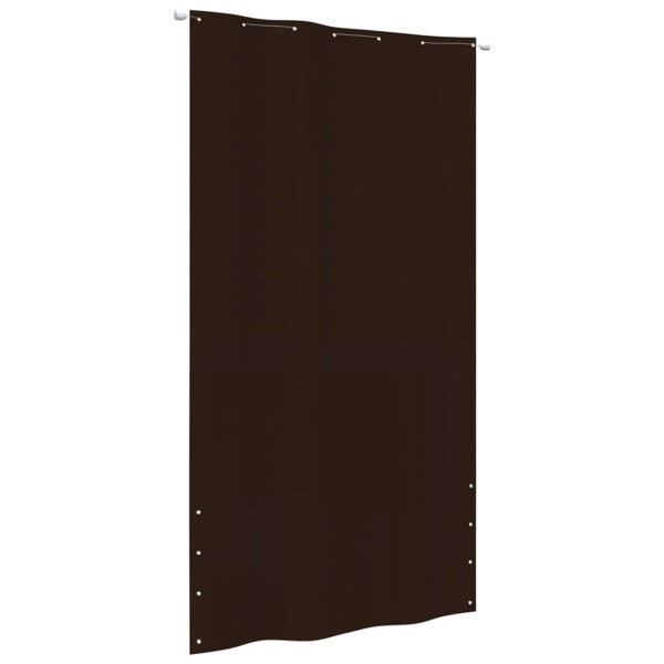 vidaXL Balkongskärm brun 140x240 cm oxfordtyg Brun