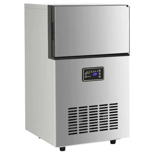 vidaXL Ismaskin 45 kg / 24 tim silver Silver