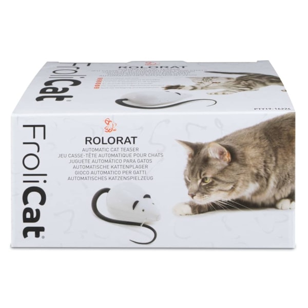 FroliCat Automatisk kattleksak RoloRat Vit