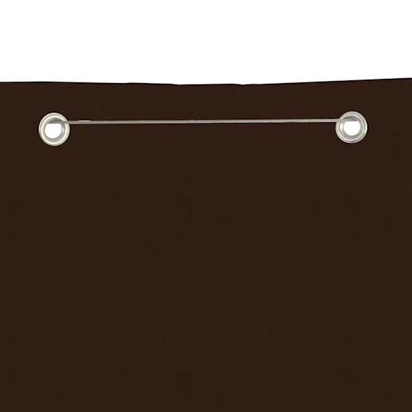 vidaXL Balkongskärm brun 140x240 cm oxfordtyg Brun