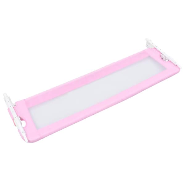 vidaXL Sängskena för barn rosa 120x42 cm polyester Rosa