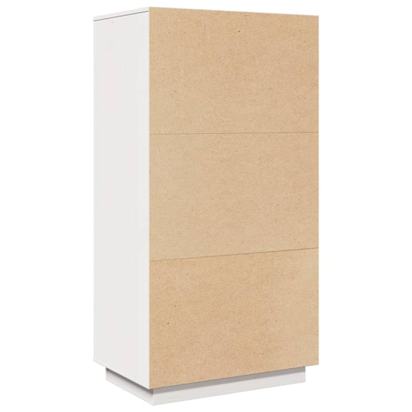 vidaXL Vitrinskåp vit 60x40x116,5 cm massiv furu Vit