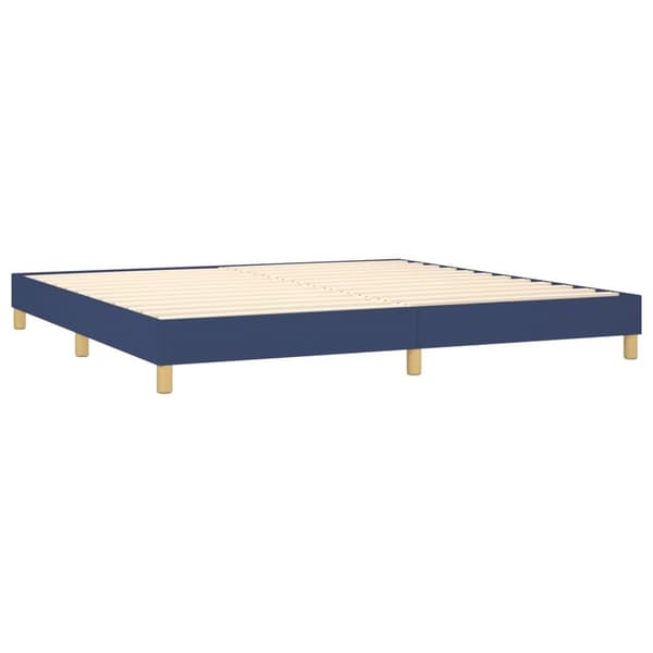 vidaXL Ramsäng blå 200x200 cm tyg Blå