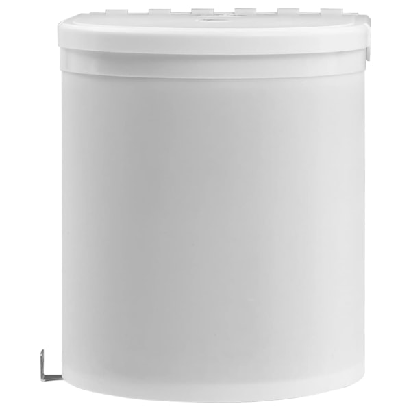 vidaXL Inbyggd sophink plast 8 L Vit