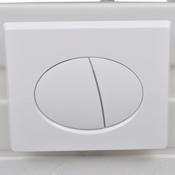 vidaXL Dold hög cistern 11 L 41x14x(110-125) cm Vit