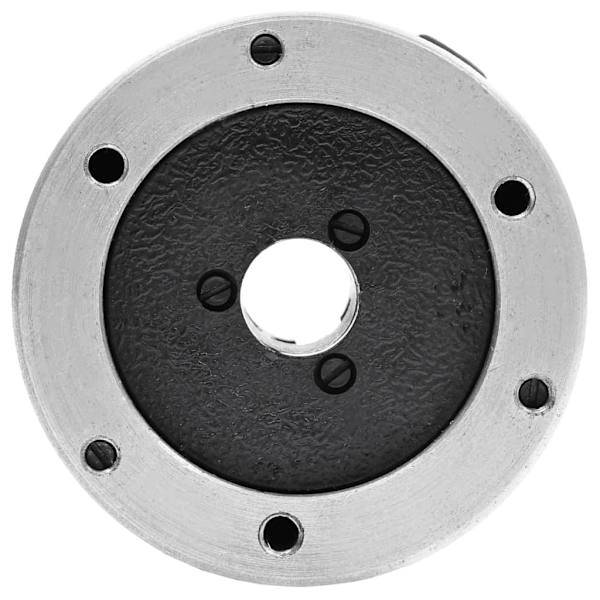 vidaXL 3-backs självjusterande svarvchuck 80 mm stål