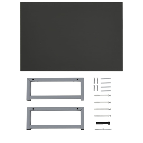 vidaXL Badrumsmöbler grå 60x40x16,3 cm grå