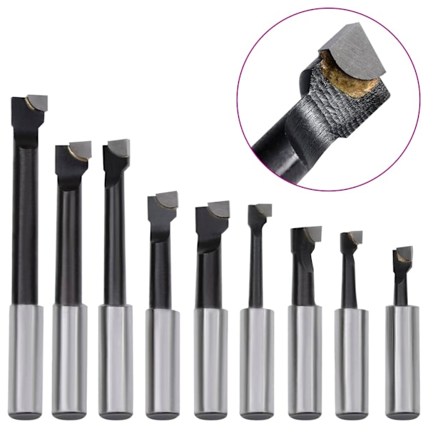 vidaXL Borrverktygssats 15 delar 50 mm borrchuck MT2-F1-12