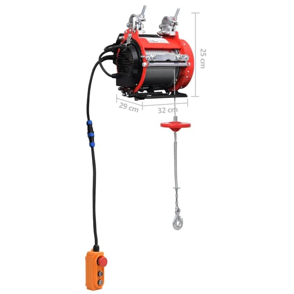 vidaXL Elektrisk vinsch 500 kg 230 V