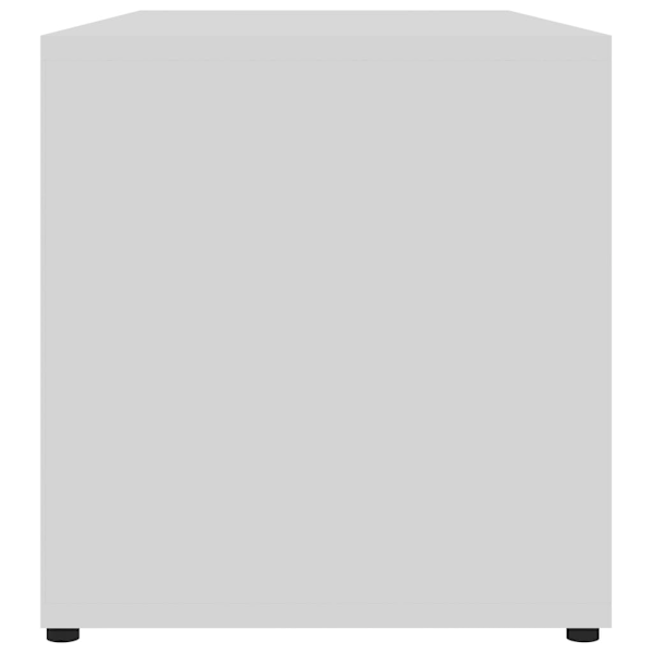 vidaXL Tv-bänk vit 80x34x36 cm konstruerat trä Vit