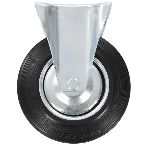 vidaXL Fasta hjul 24 st 200 mm