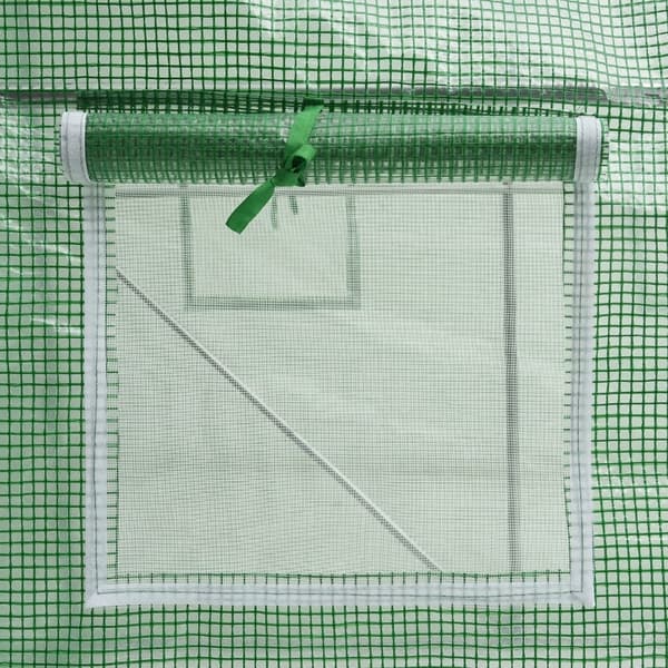 vidaXL Växthus 4 m² 2x2x2 m Grön