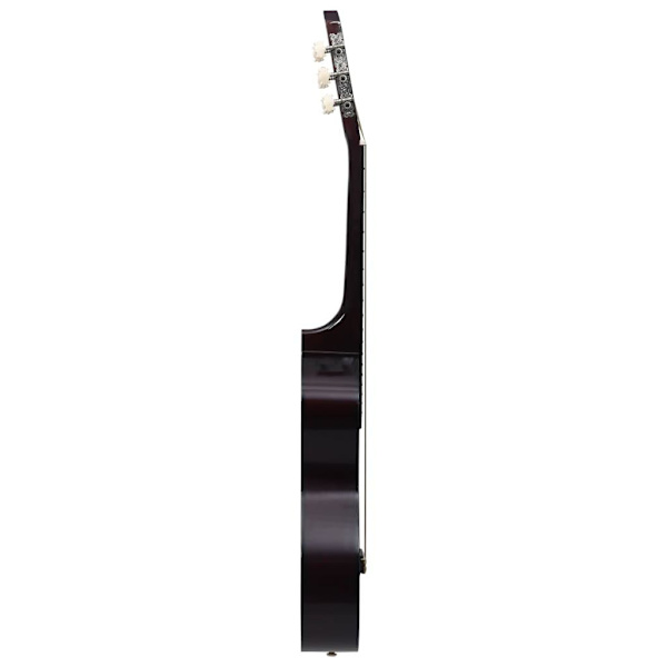 vidaXL Gitarr för barn 8 delar klassisk 1/2 34" Brun