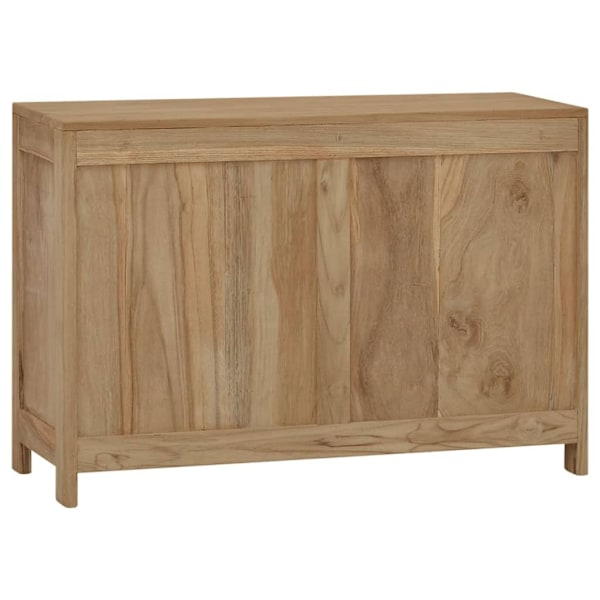 vidaXL Byrå 80x30x55 cm massiv teak Brun