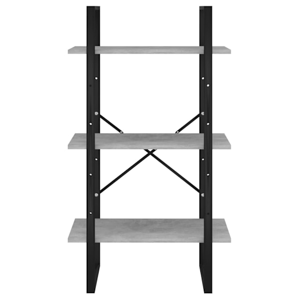 vidaXL Förvaringshylla betonggrå 60x30x105 cm konstruerat trä grå