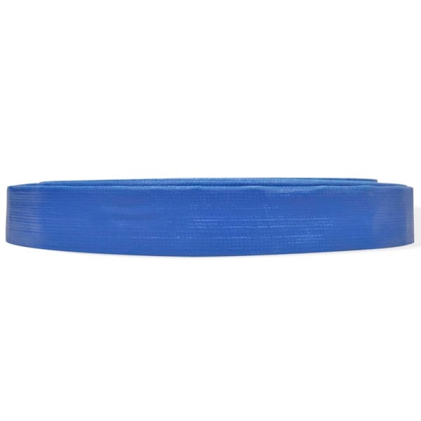 vidaXL 25 m 1" PVC platt vattenslang Svart