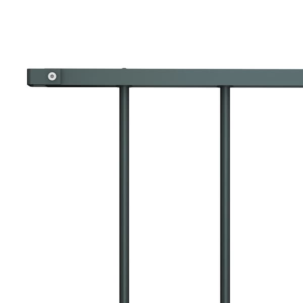 vidaXL Staketpanel Woerden pulverlackerad stål 163x75 cm antracit Antracit